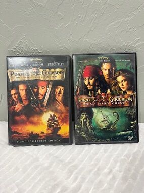 Pirates of the Caribbean DVD Dead Man’s Chest The Curse of the Black Pearl Dvds